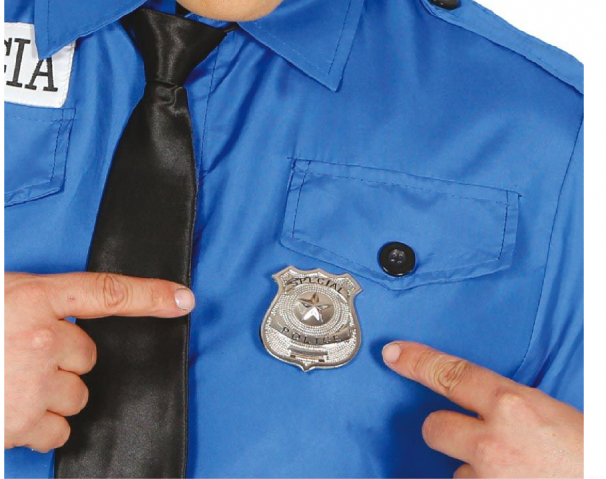 DISTINTIVO POLIZIOTTO IN METALLO 16151 52833