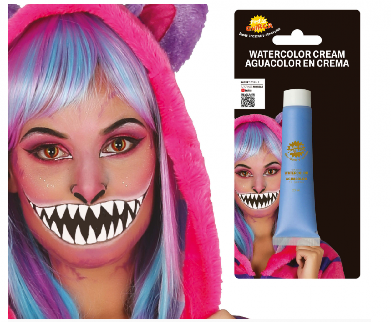 TUBO MAQUILLAJE AD ACQUA AZZURRO 20ml 15678 52833