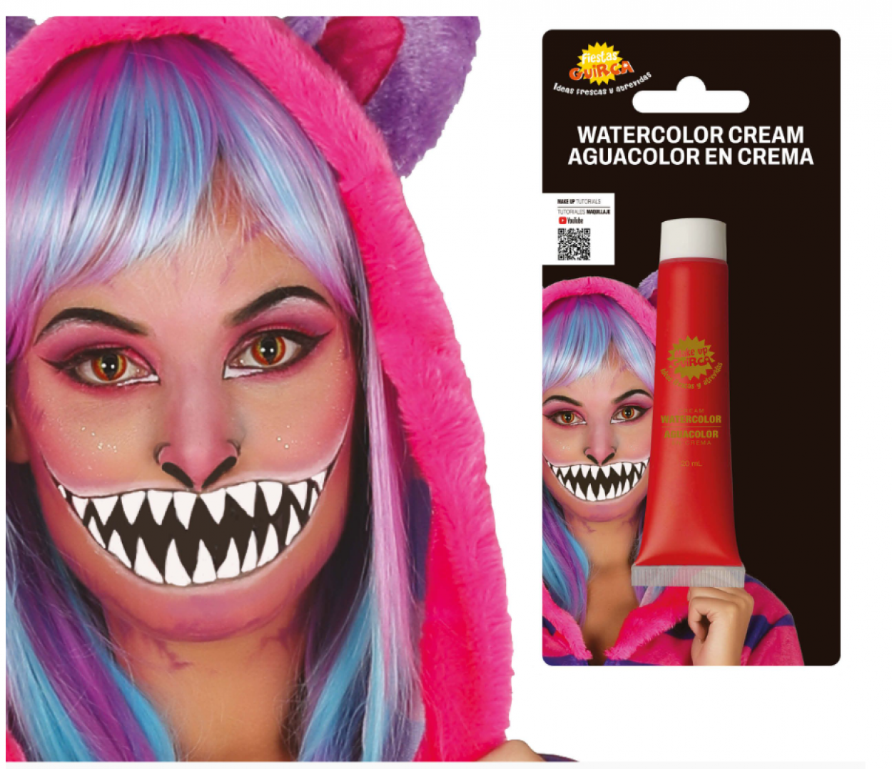 TUBO MAQUILLAJE AD ACQUA ROSSO 20ml 15676 52833