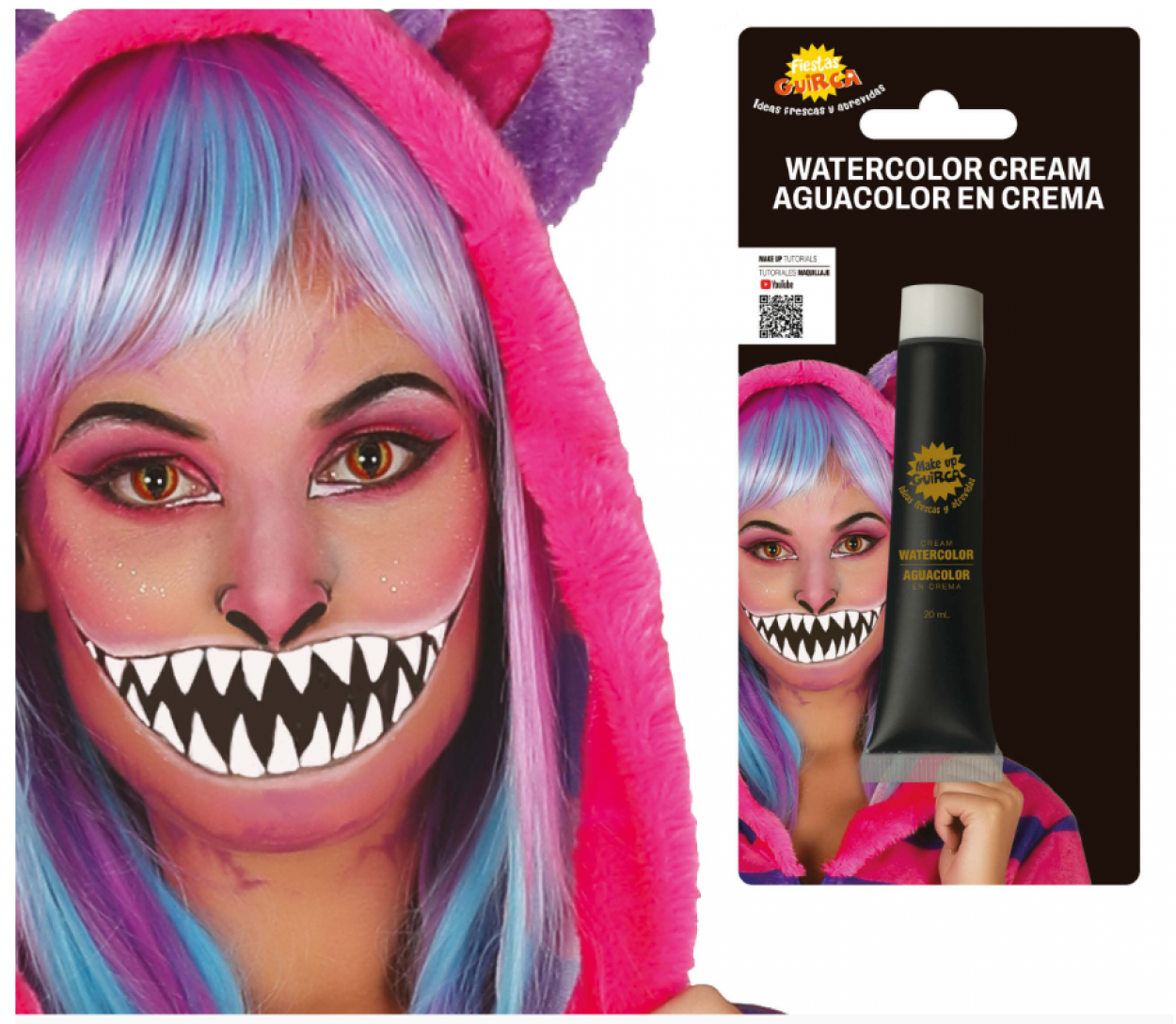 TUBO MAQUILLAJE AD ACQUA NERO 20ml 15671 52833