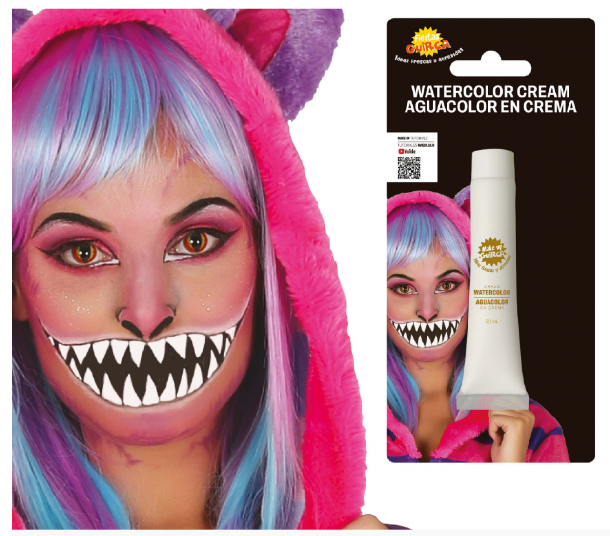 TUBO MAQUILLAJE AD ACQUA BIANCO 20ml 15670 52833