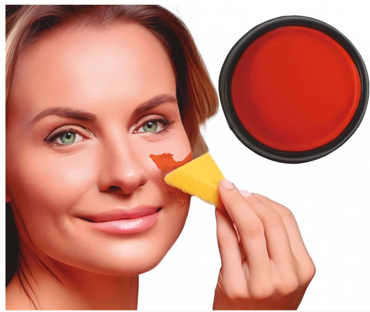 MAKE UP ARANCIO CON SPUGNA 9gr 15621 52833