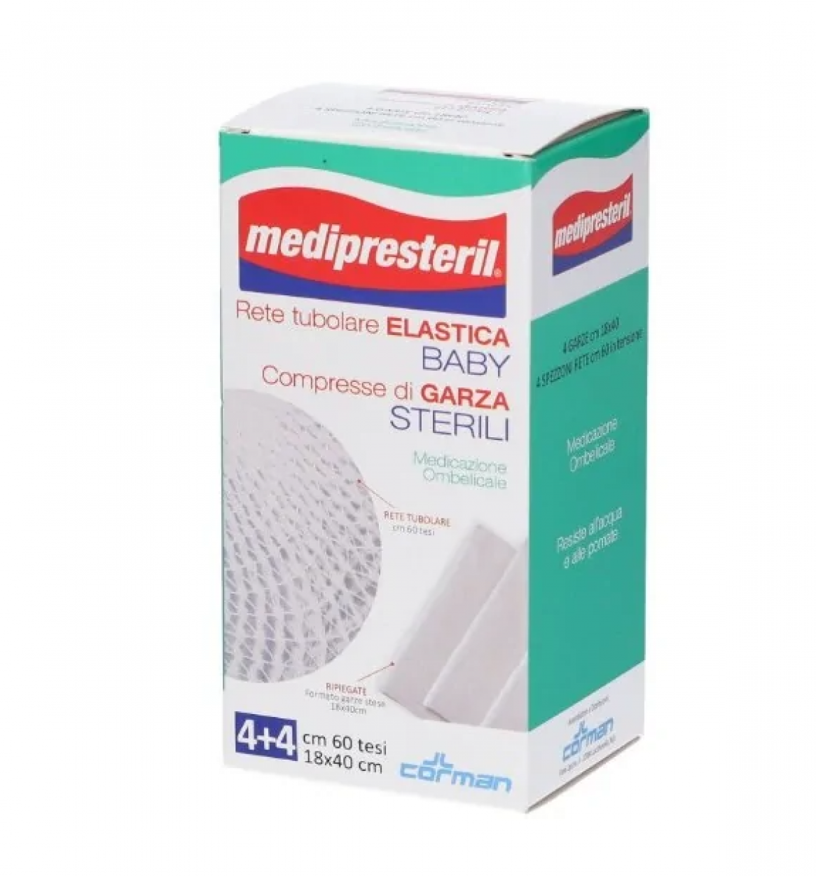 P0186 MEDIPRESTERIL RETE TUBOLARE ELASTICA BABY GARZA 54724