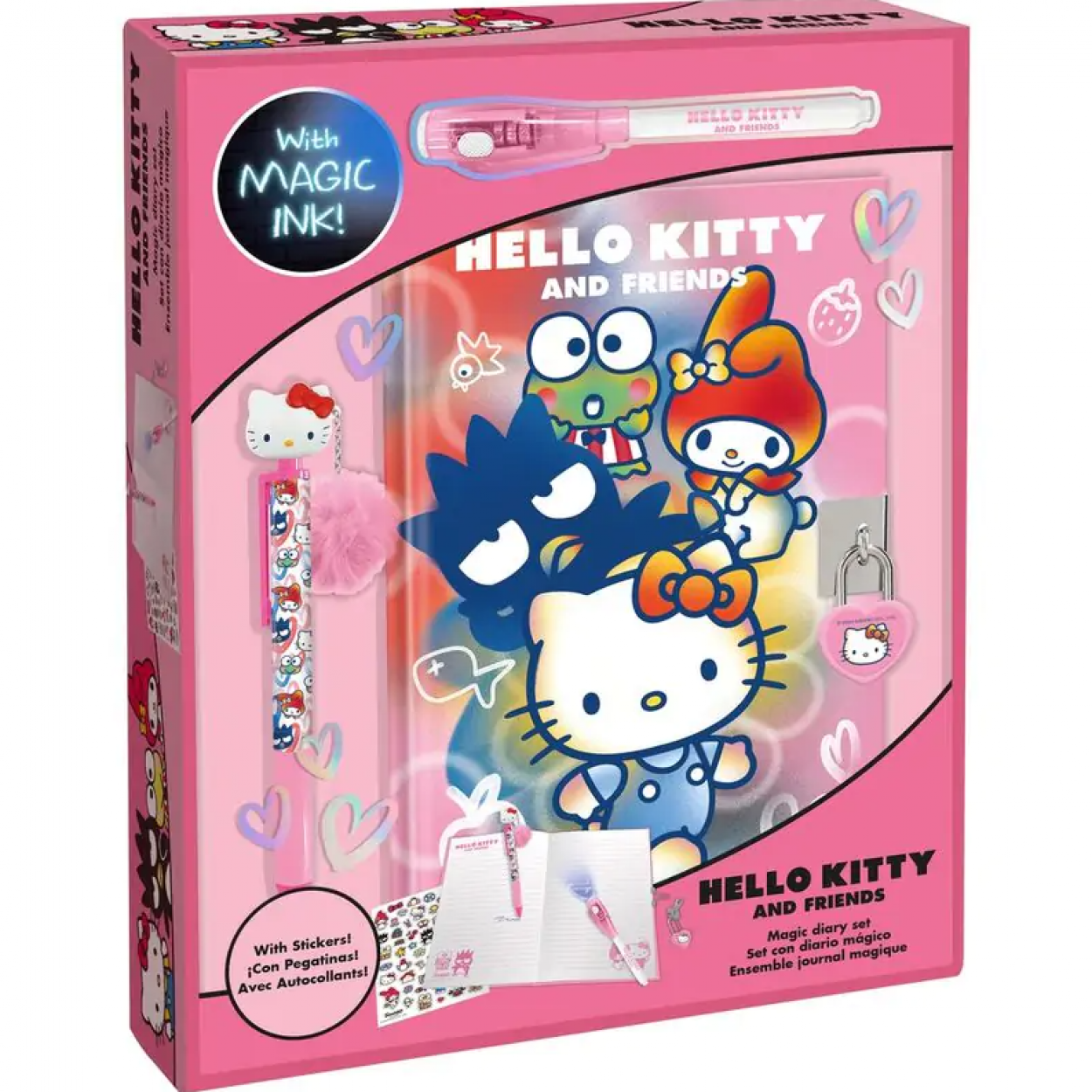 HK50138 DIARIO CON BOLIGRAFO MAGICO + BOLIGRAFO CON TOPPER 40809