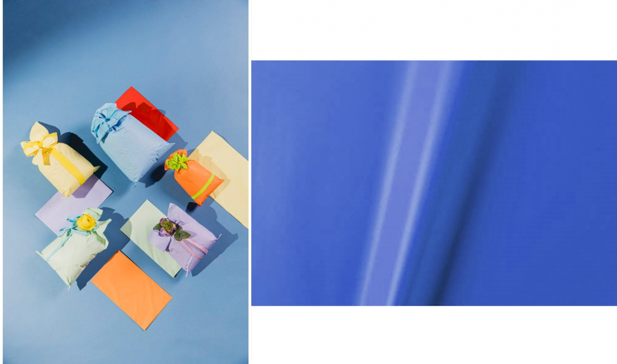 X895006254000 BUSTE PERLATE NEW PERLA BLU 25x40cm 50pz 41234