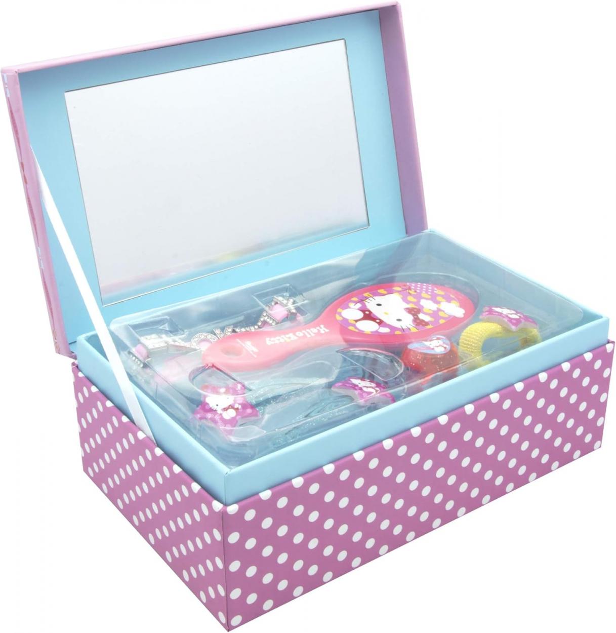 HELLO KITTY PORTAGIOIE CON 6 ACCESSORI 18x11,5x7cm 20602 40668