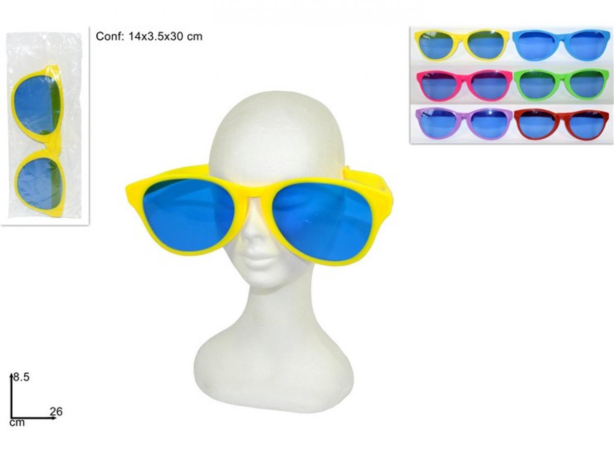 OCCHIALI GRANDI COLORATI 624490 40649