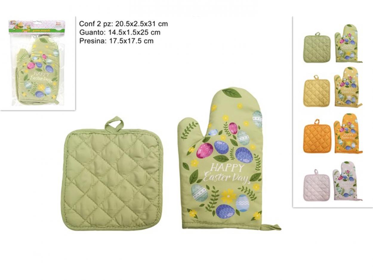 PRESINA + GUANTO PASQUALE DECORO UOVA 320120 40649