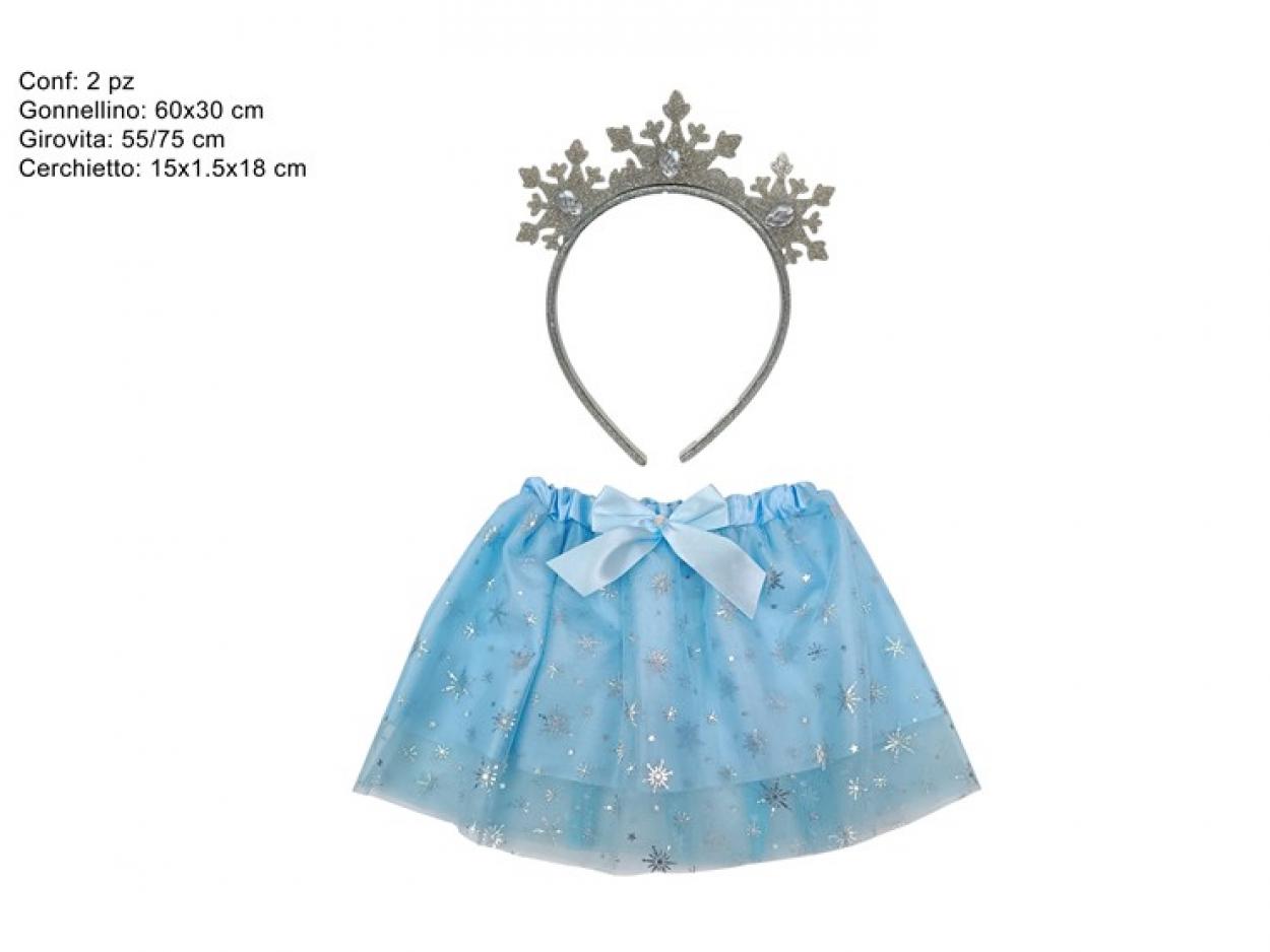 GONNELLINO TULLE + CERCHIETTO FATA SET 2pz 418513 40649