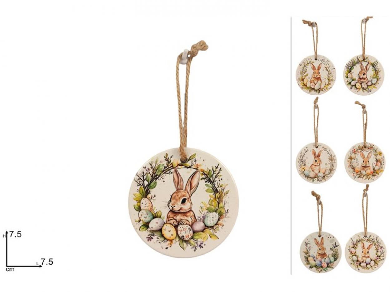 APPENDINO CERAMICA 7,5cm DECORO PASQUALE 425511 40649