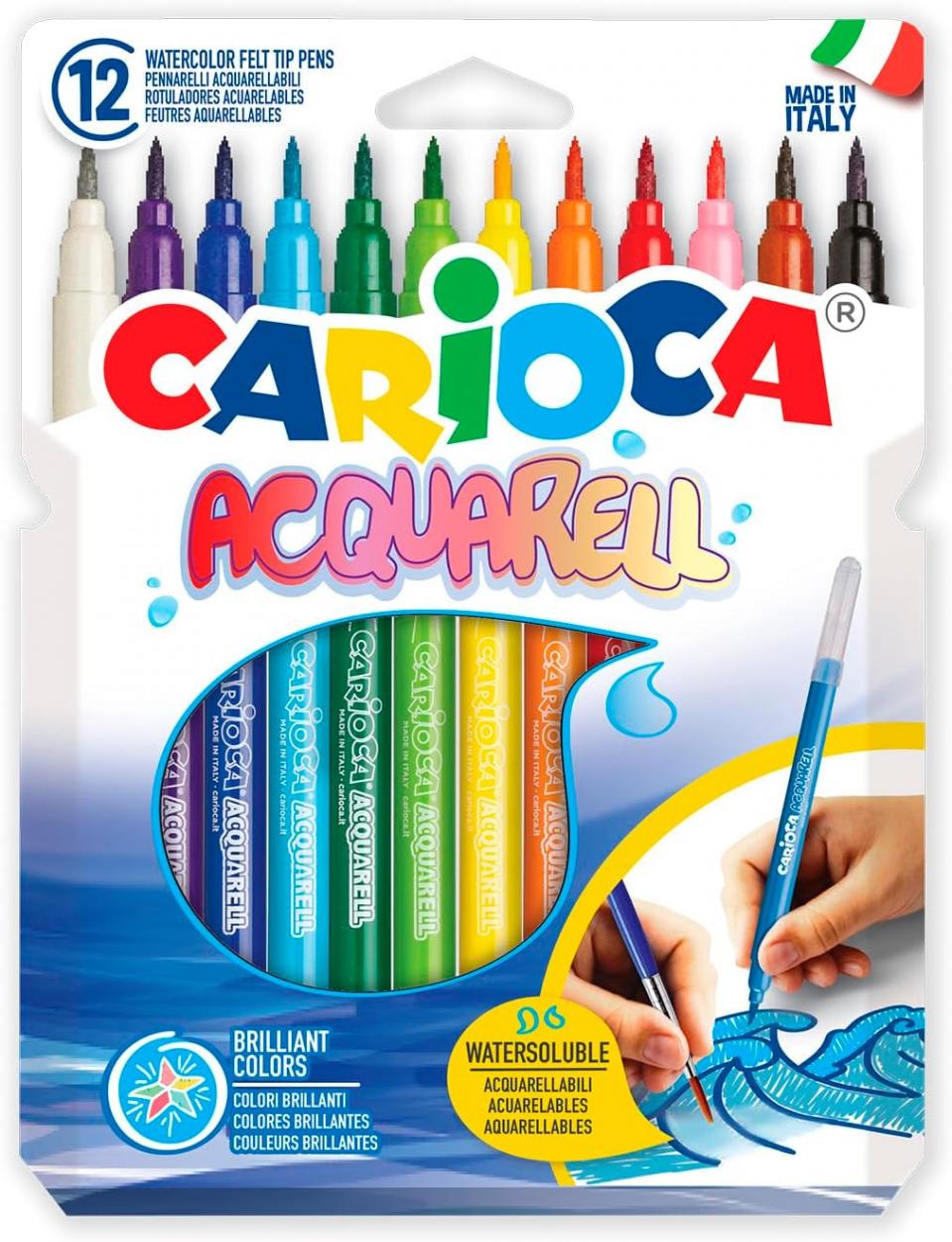 00482263 PENNARELLI CARIOCA ACQUARELLI A 12 53381