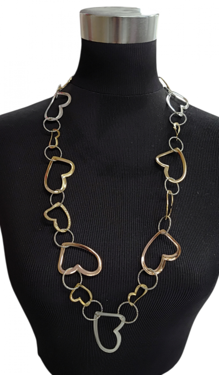 COLLANA 400 10 TRE COLORI 40576