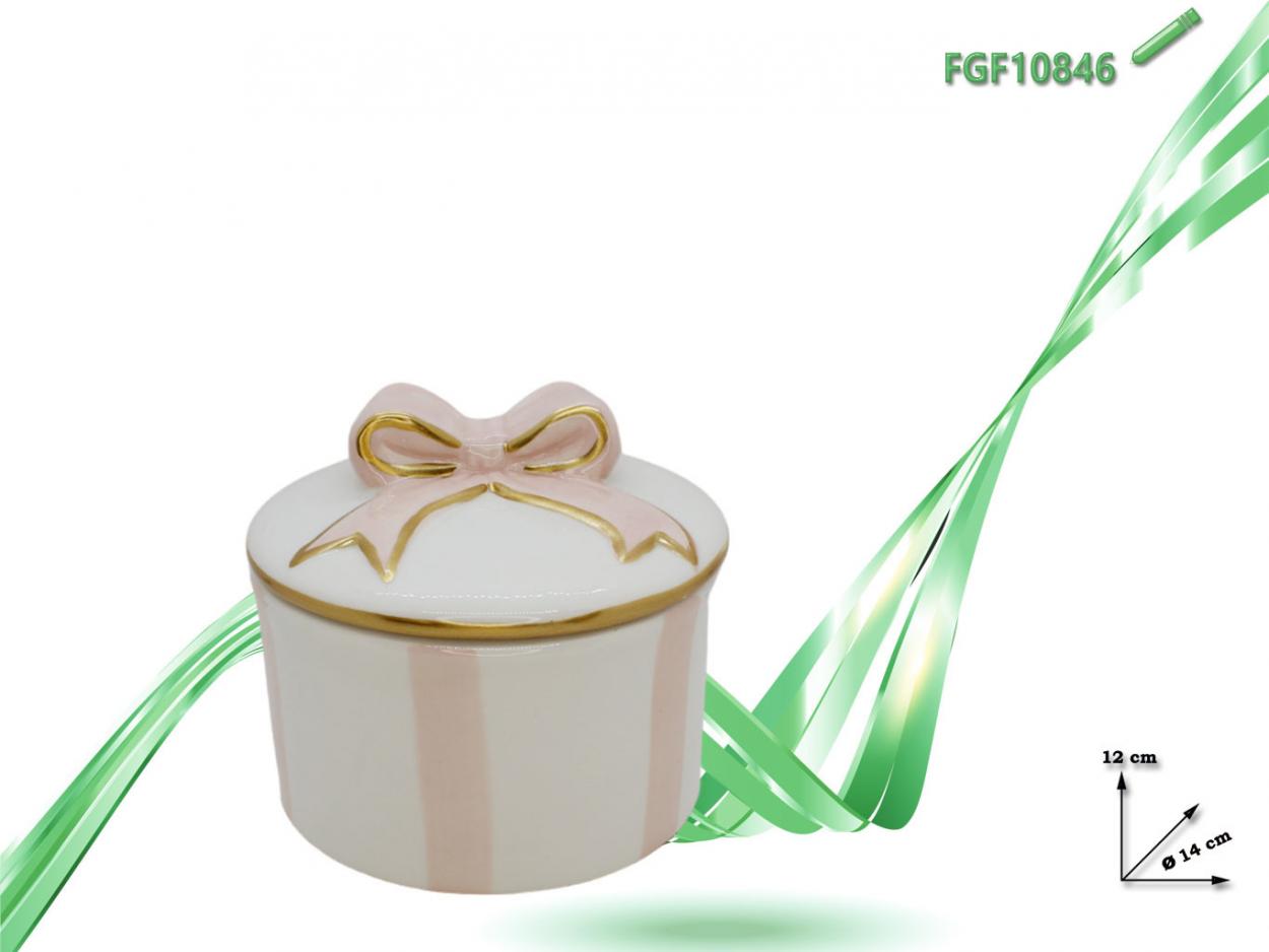 CERAMICA DECORATIVA CON FIOCCO 010846 52548