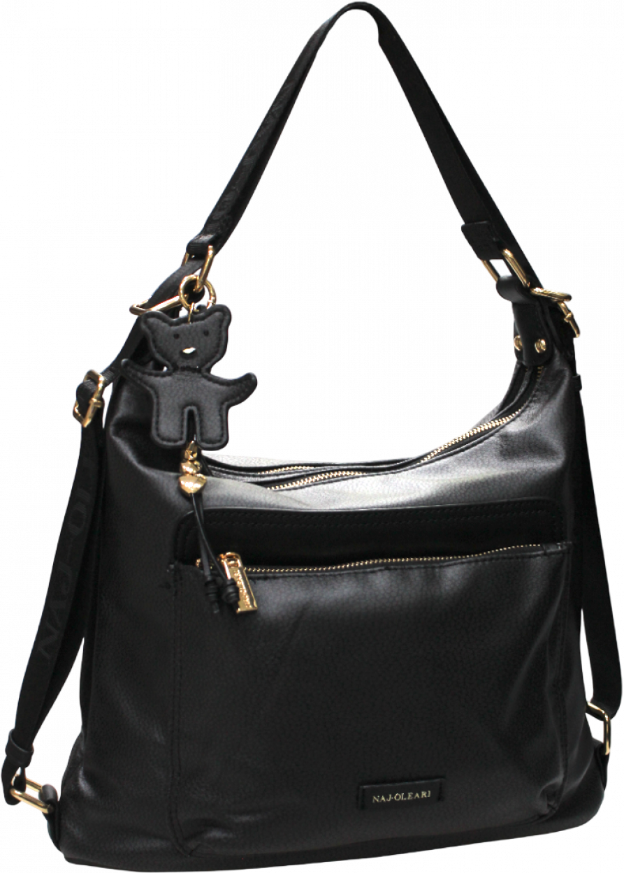 62050/BOBA13 NE SACCA/ZAINO NERO 33x32x15cm 41233