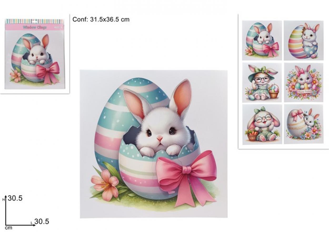 STICKER/VETROFANIE CONIGLIO 433738 40649