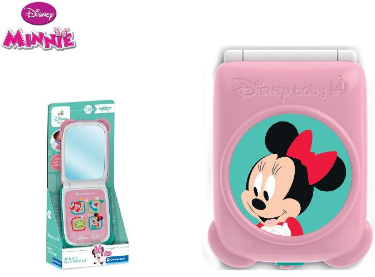 BABY PRIMA INFANZIA TELEFONO FLIP A CONCHIGLIA MINNIE 175154 40971
