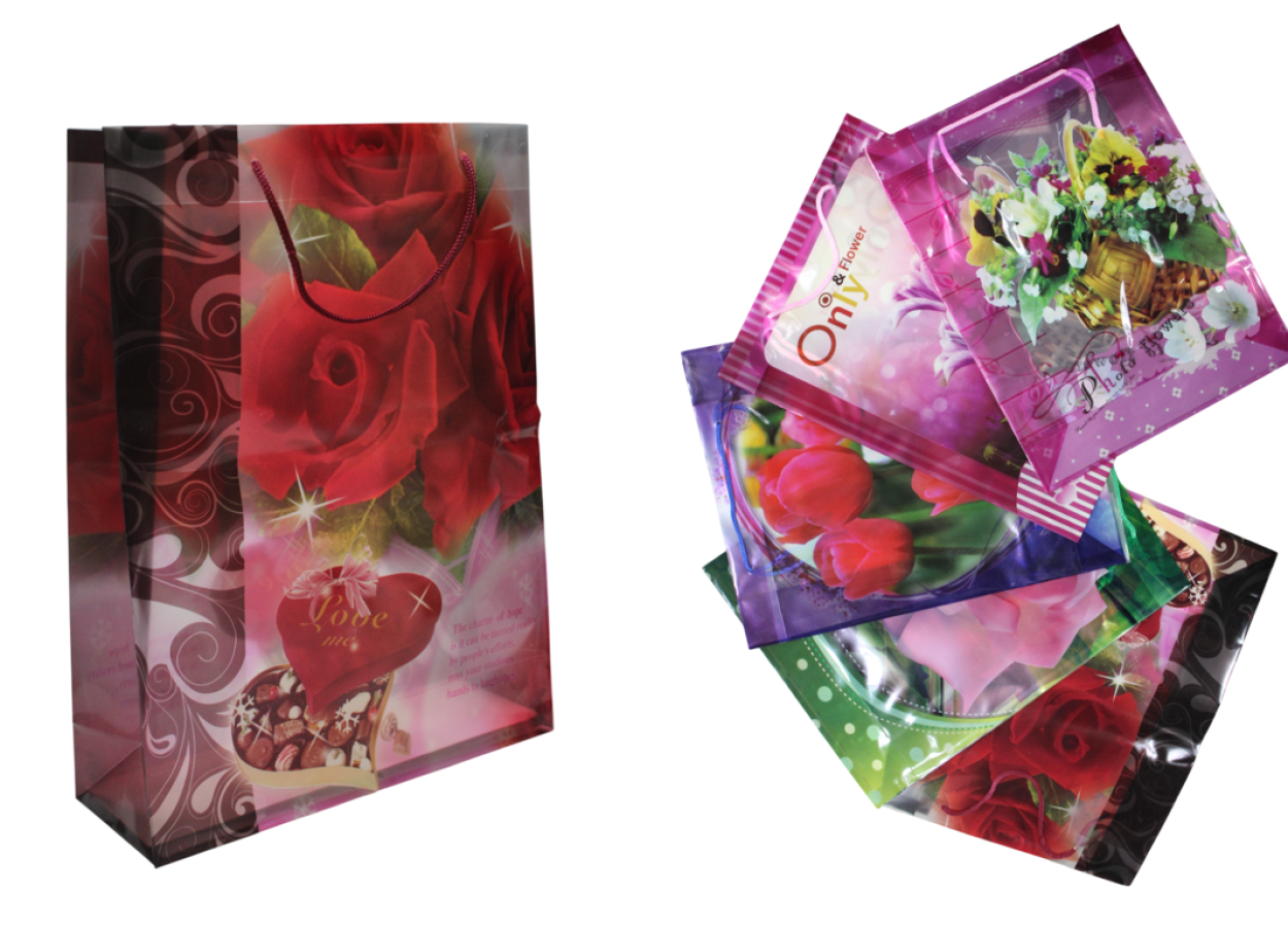 BUSTE ASSORTITE IN PLASTICA YS004 JUMBO 34x26cm 40563