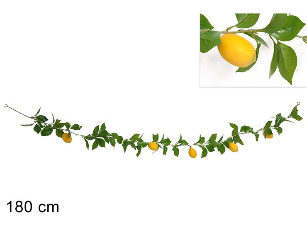 GHIRLANDA 5 LIMONI 180cm 661338 40649