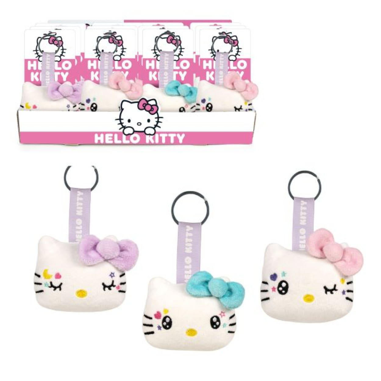 (MIS 0) HELLO KITTY PELUCHE PORTACHIAVI 12cm 760025190 41115