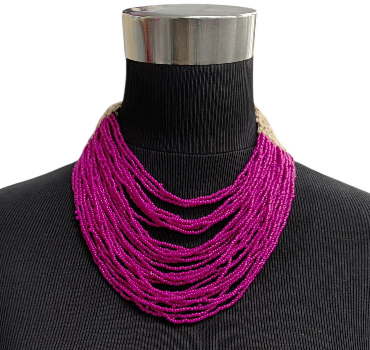 COLLANA FIL400 FUCSIA 40576