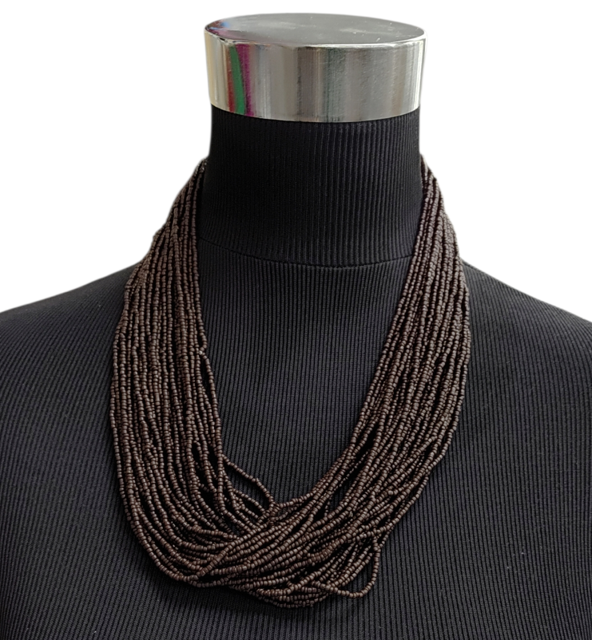 COLLANA FIL400 MARRONE 40576