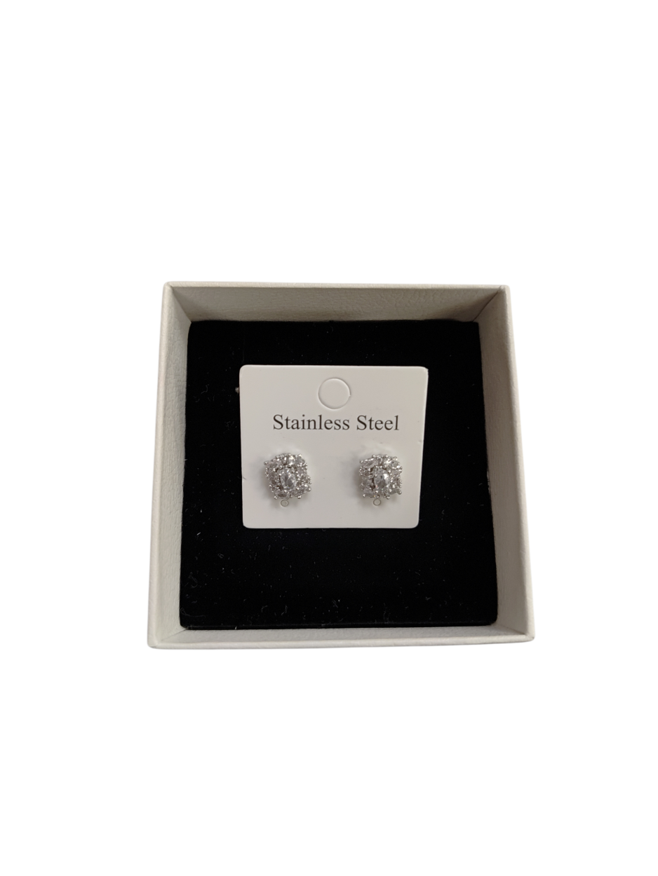 ORECCHINI CO086 1 ARGENTO BIANCO 40576