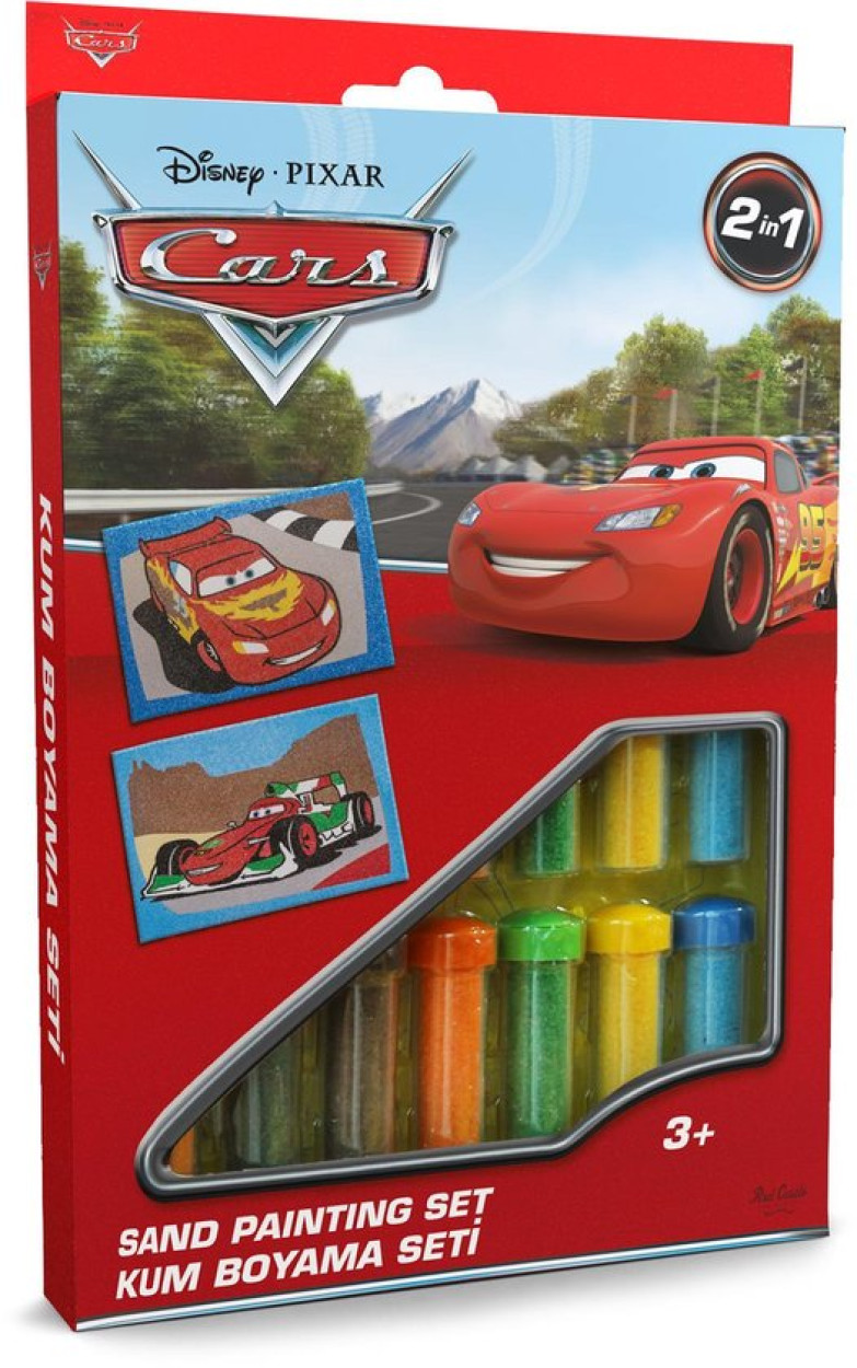 RCDS06 CARS 2' COLORA CON SABBIA 2IN1 1367
