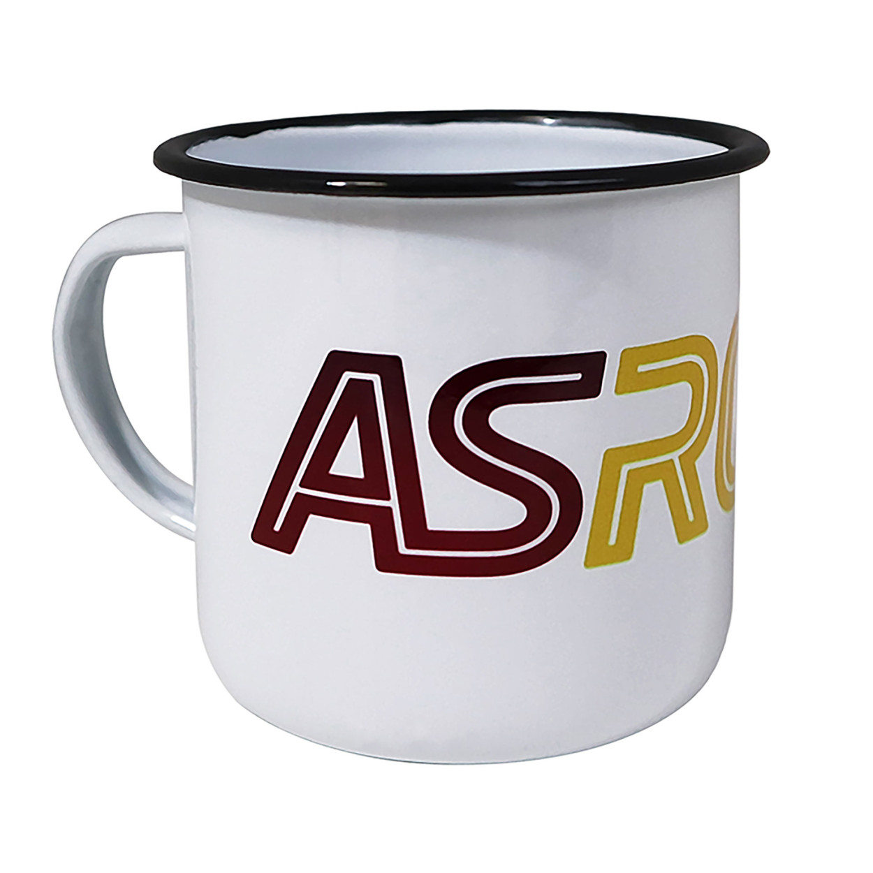 RM1565 MUG IN METALLO SMALTATO AS ROMA 41426