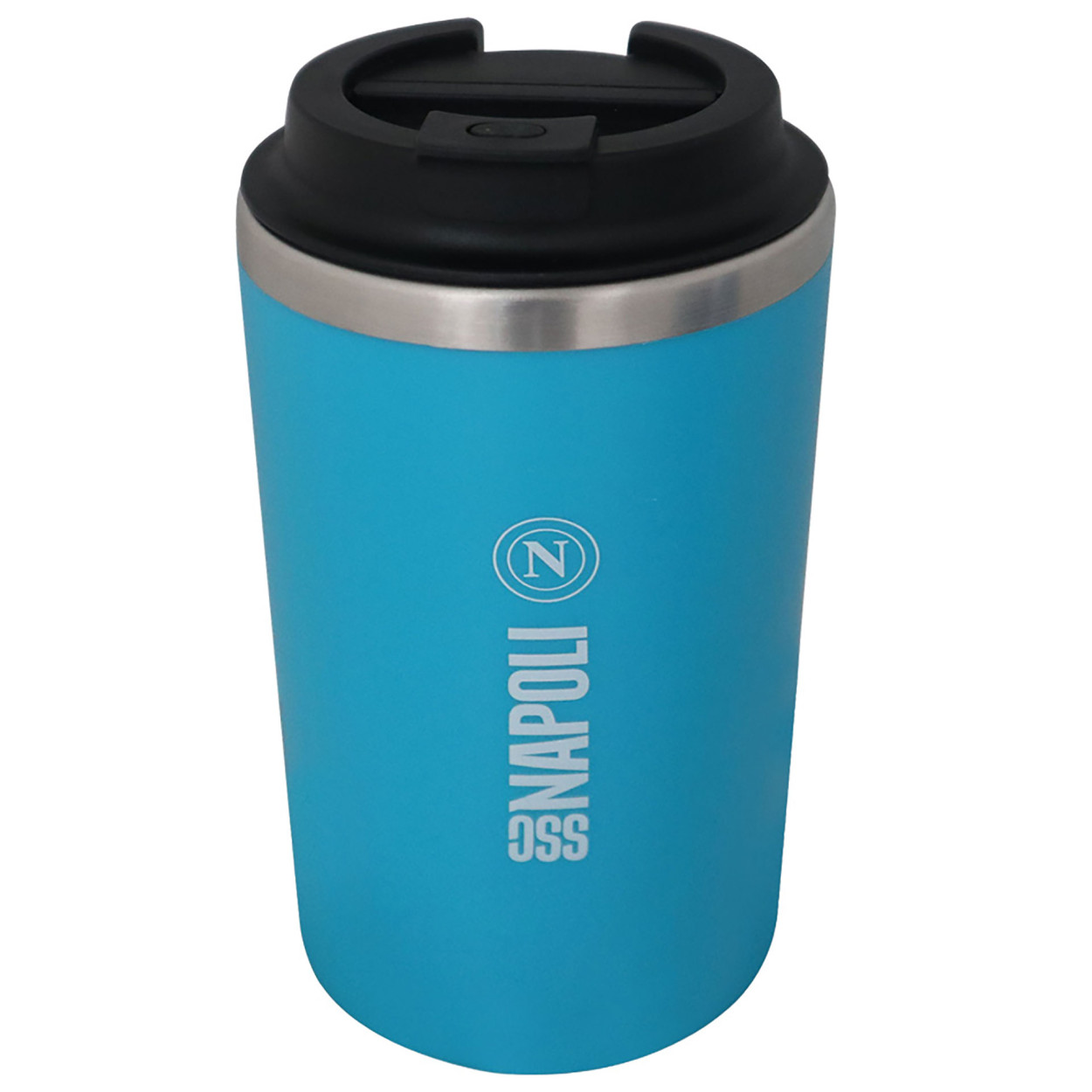 NA1606 TAZZA TERMICA DA VIAGGIO CELESTE IN ACCIAIO INOX E PP CON COPERCHIO 41426