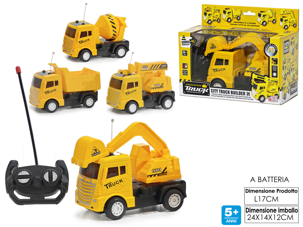 AUTOMEZZO LAVORO 4 FUNZIONI RC 100118 40619