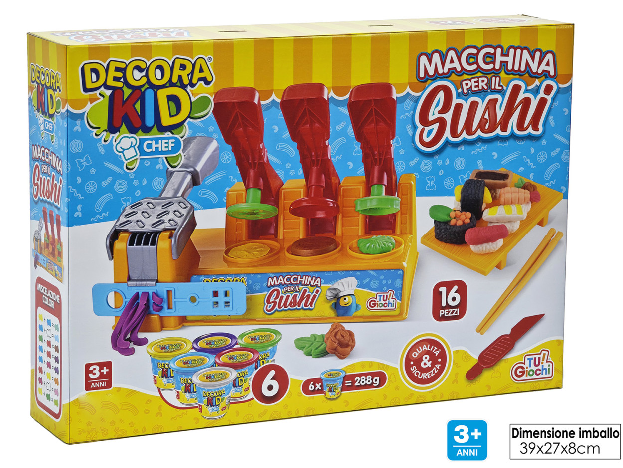 DECORA KID SUSHI CON 6 VASETTI 103441 40619