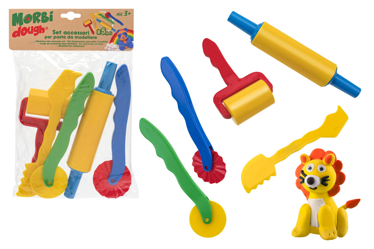 MORBIDOUGH SET ACCESSORI PASTA GRANDI 5pz 42648 41185