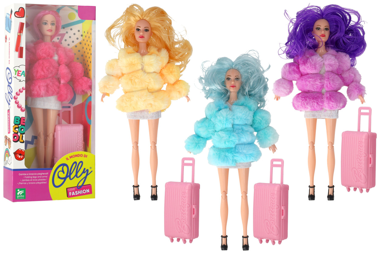 FASHION DOLL CON PELLICCIA E ACCESSORIO 42550 41185