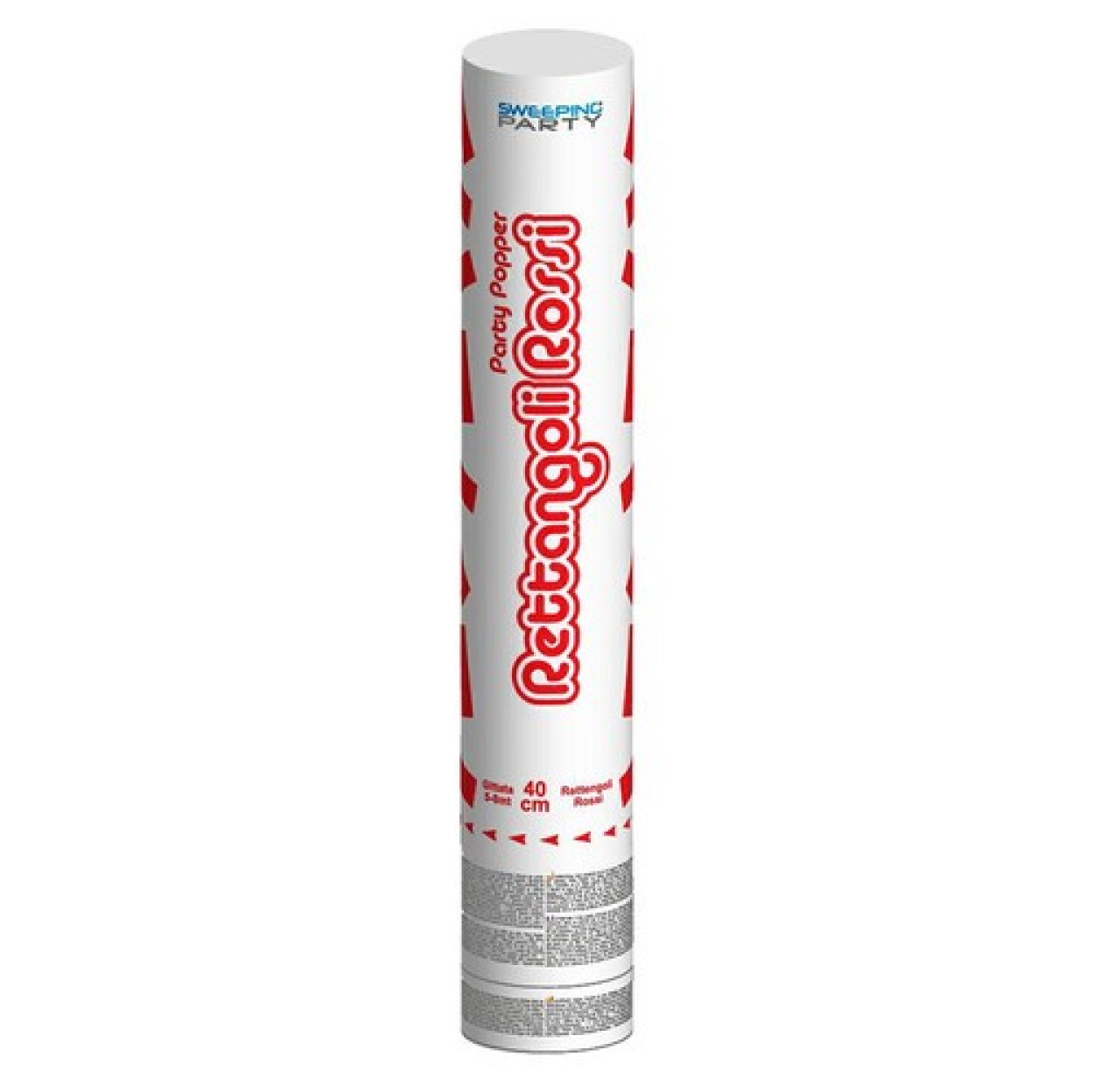 TUBO SPARACORIANDOLI 40cm ROSSO 01288 40950