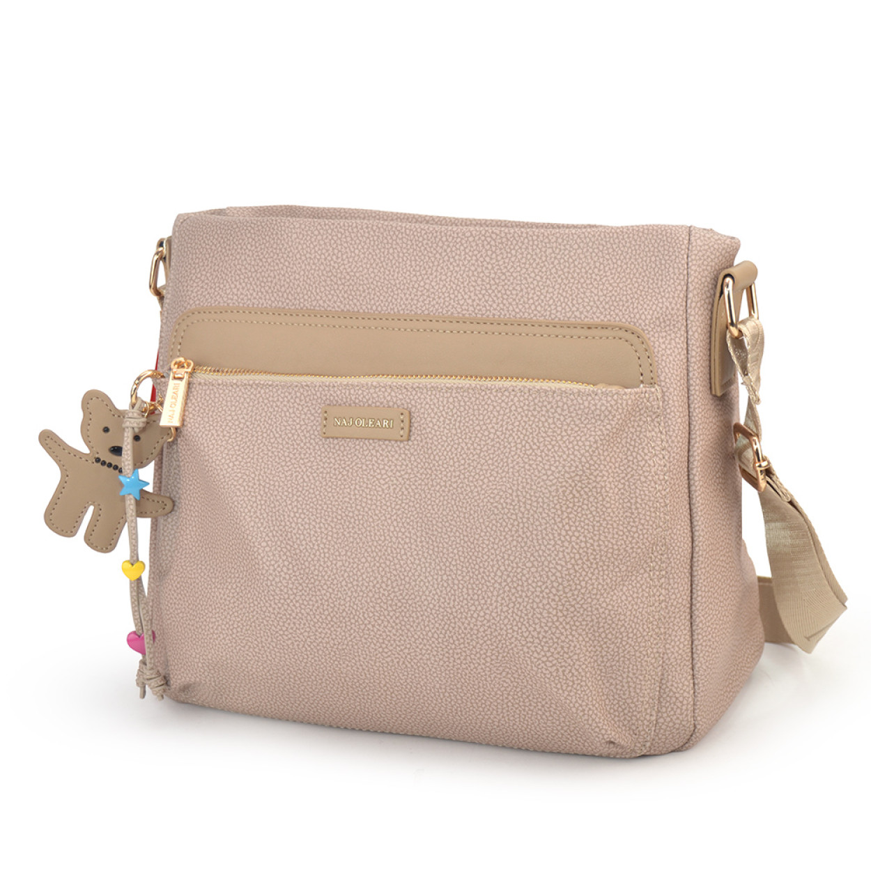 61730/BOBA14 SA BORSA CON TRACOLLA SABBIA 30×26×14cm 41233