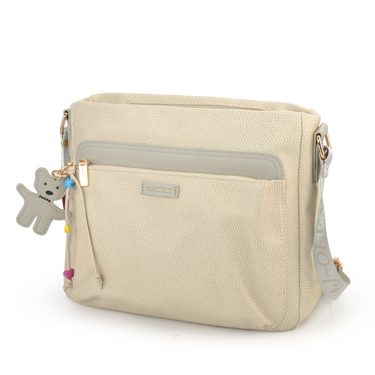 61730/BOBA14 BC BORSA CON TRACOLLA BIANCO 30×26×14cm 41233