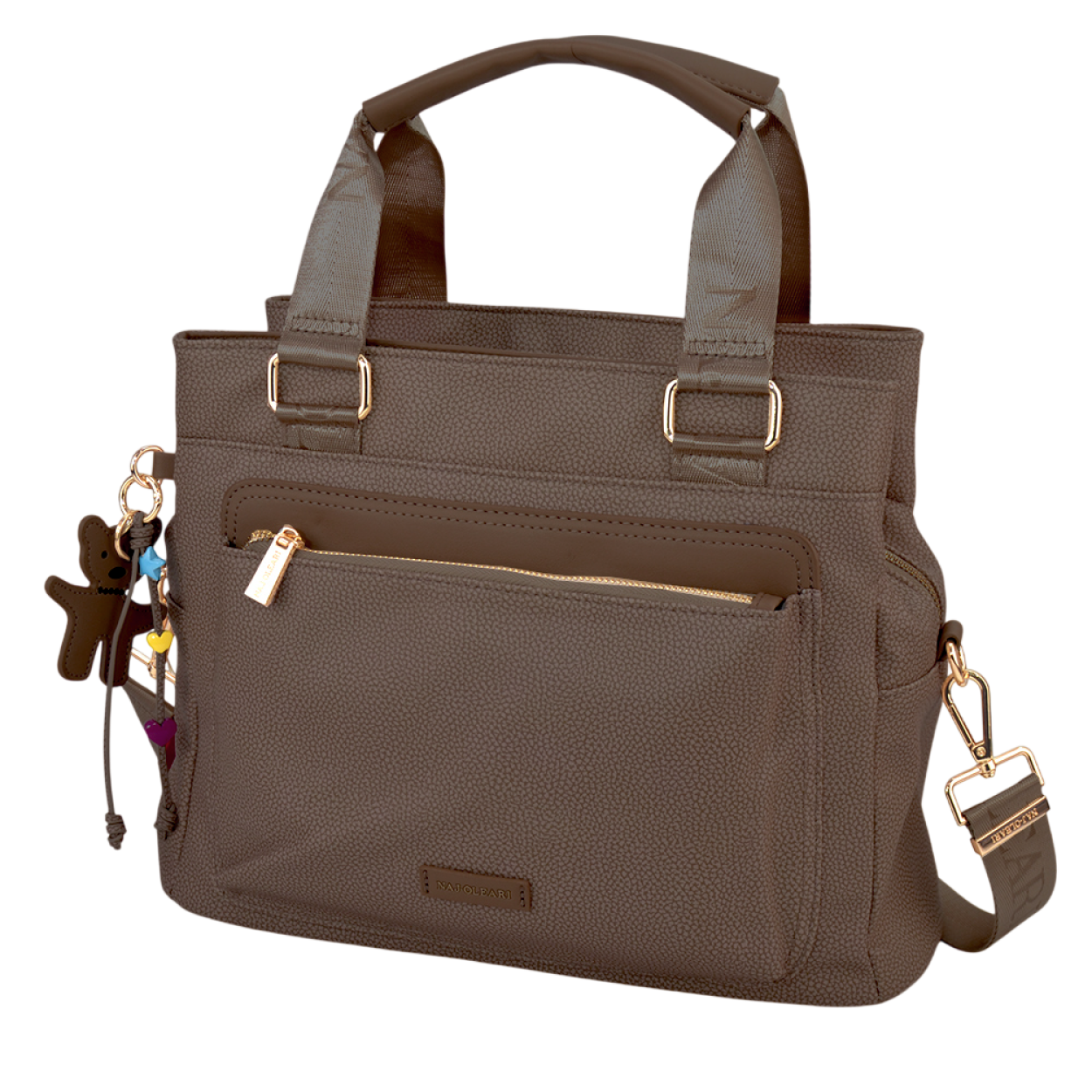 62143/BOBA14 CU SHOPPING CUOIO 36x27x14,5cm 41233