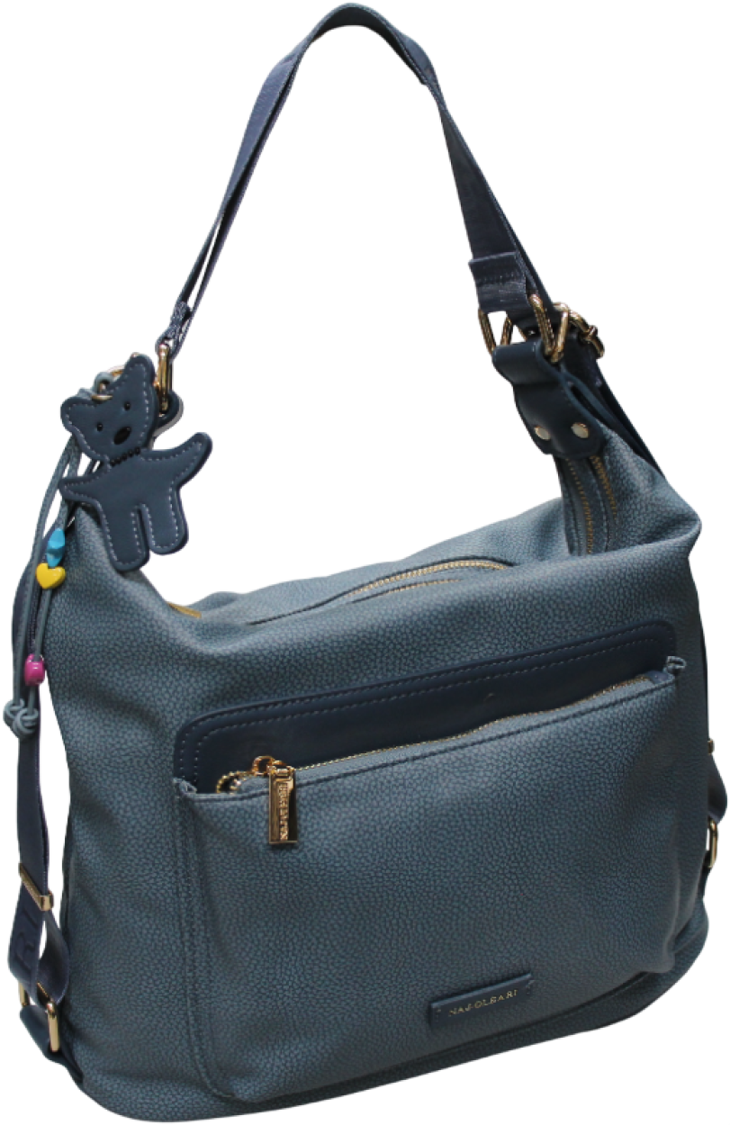 62050/BOBA14 JN SACCA/ZAINO JEANS 23x24cm 41233