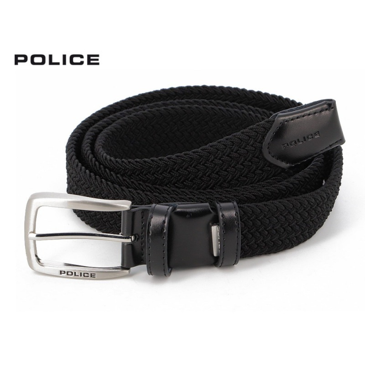 CINTURA POLICE IN ELASTICO NERO 1015-35 41188