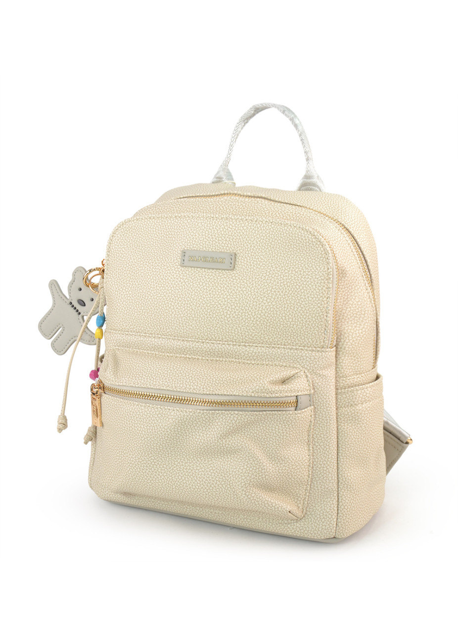 61801/BOBA14 SA ZAINO BIANCO 27x29x14cm 41233