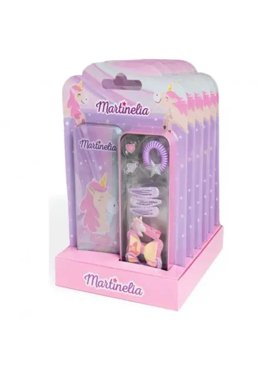 MARTINELIA UNICORN TIN BOX 80085C 52555 (ASTUCCIO DI LATTA UNICORNO CON ACCESSORI)