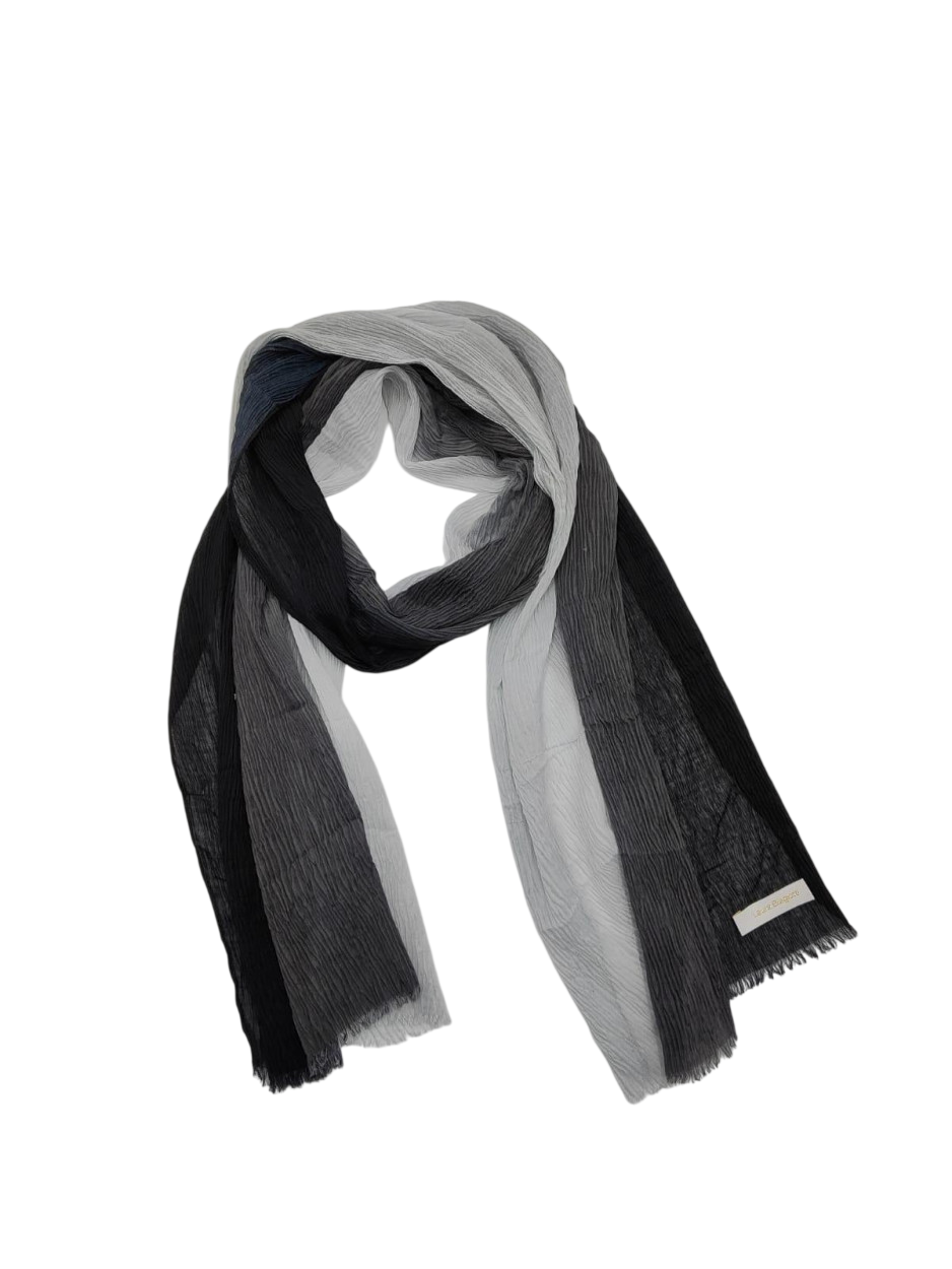 LB26S222-20 SCIARPA ELEGANTE NERO 90x180cm 55392