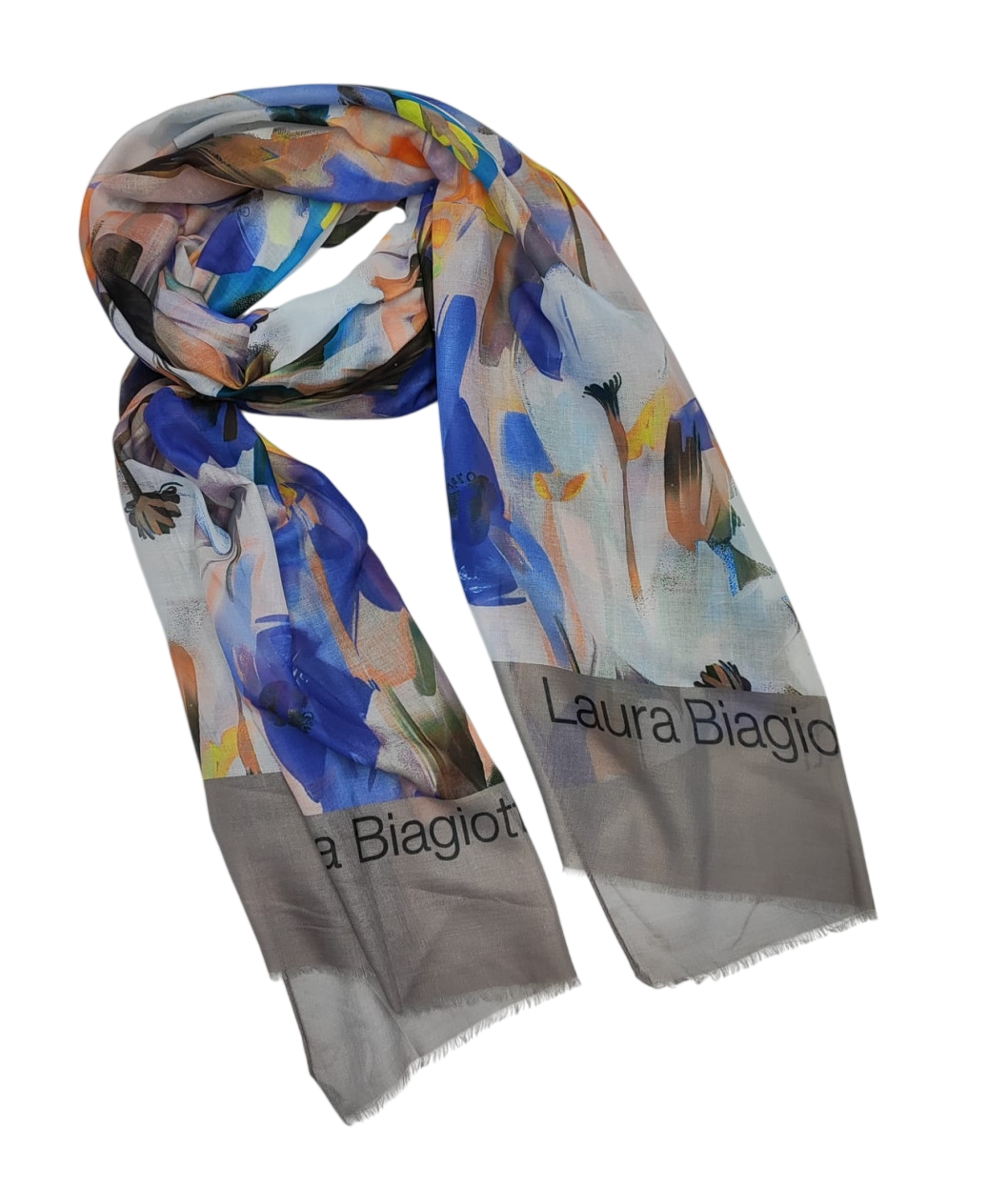 LB26S214-66 SC. FIORI DIPINTI SABBIA 90x180cm 55392