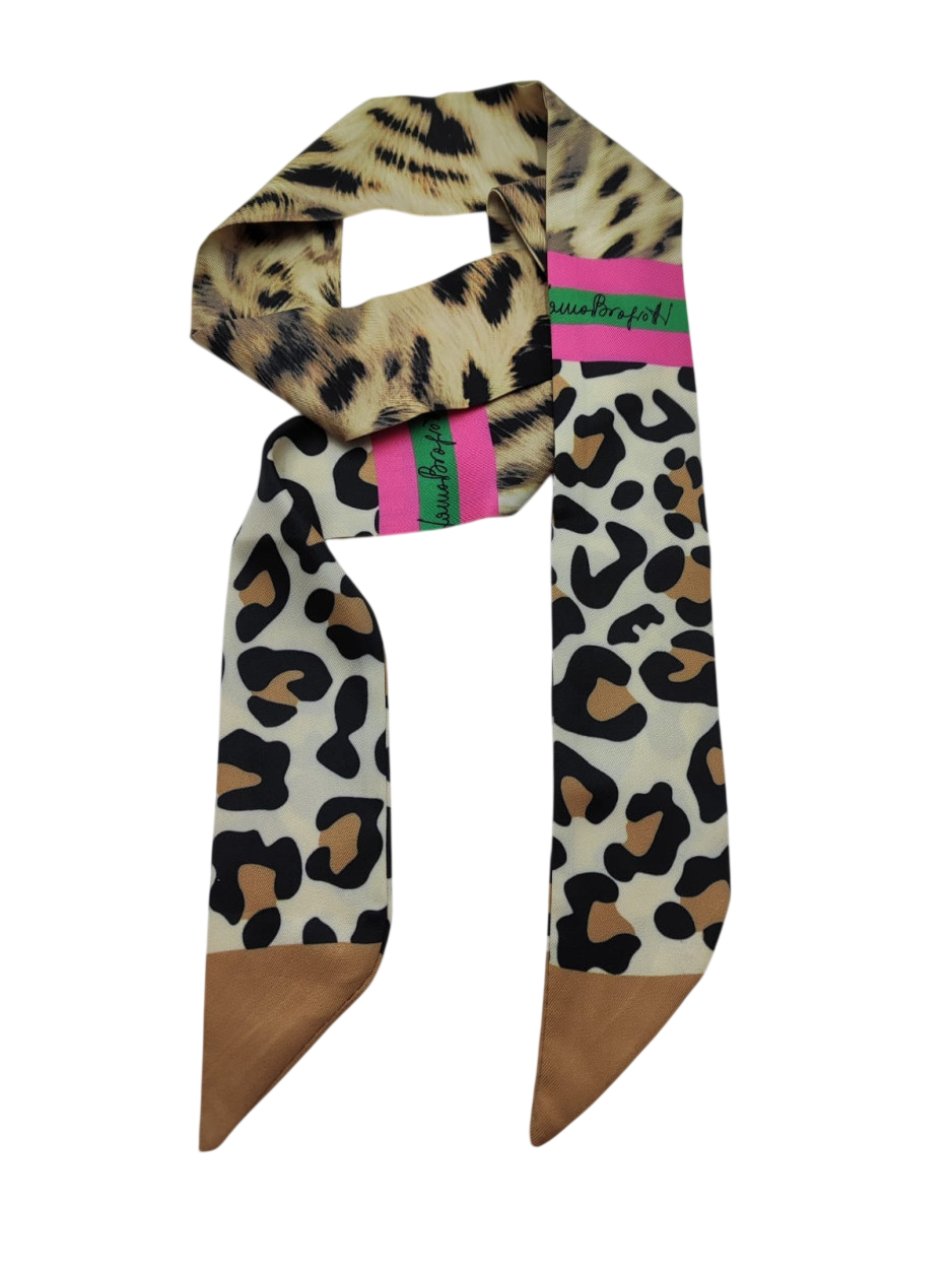 LB26S201-66 SCIARPA ANIMALIER SABBIA 5x120cm 55392
