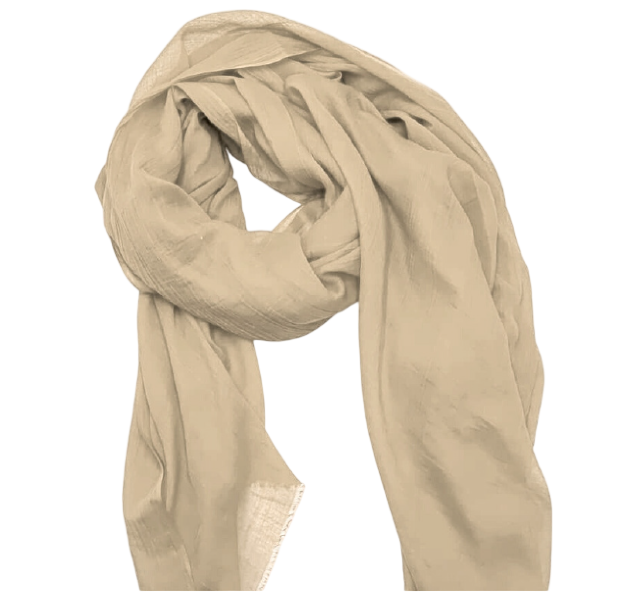 LB26S222-21 SCIARPA ELEGANTE UNITA CREMA 90x180cm 55392