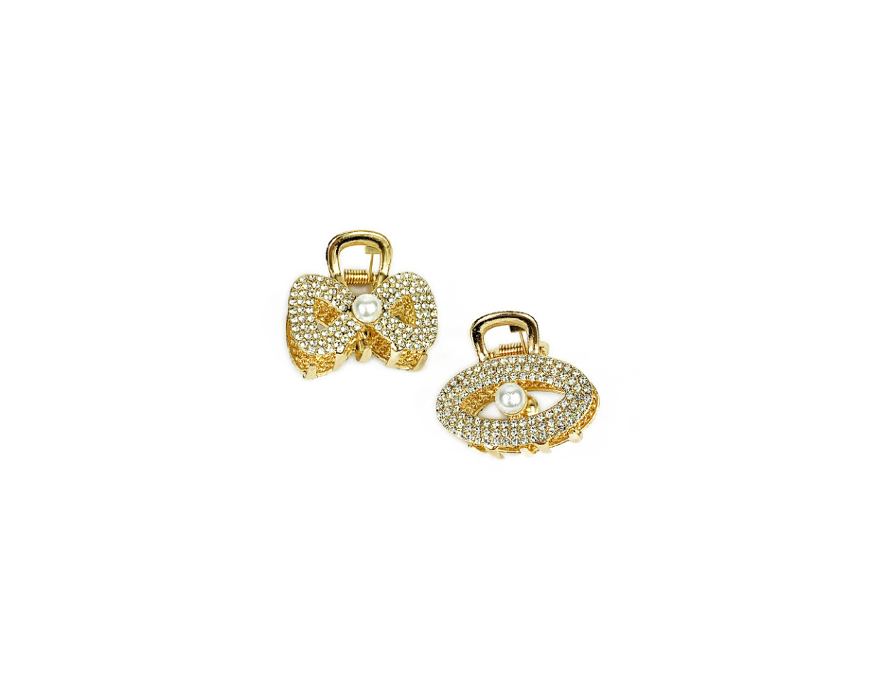 P71551 PINZA MACRO STRASS CON PERLE 41414