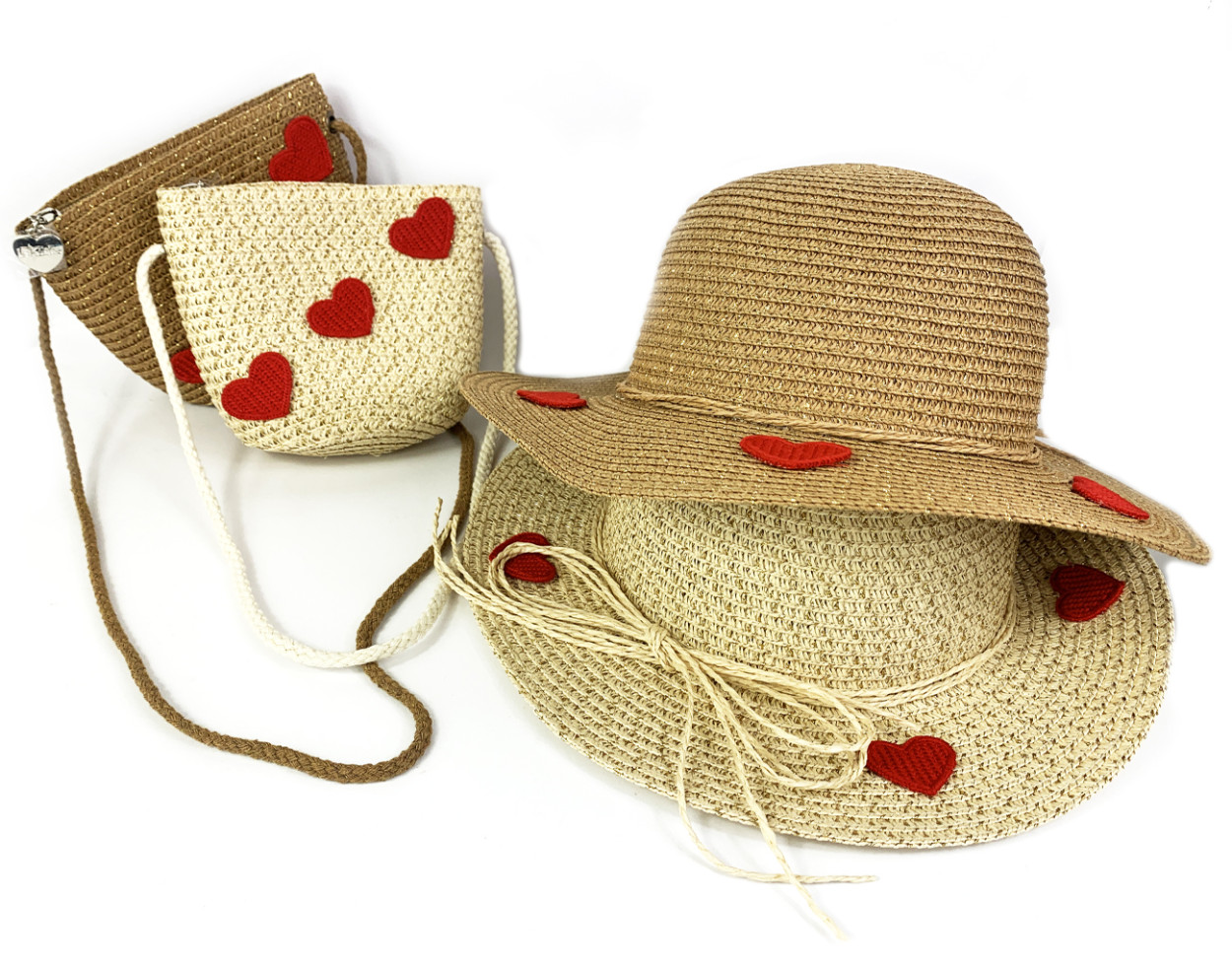 BK10165 SET CAPPELLO + BORSETTA LE KIKKE LOVE SEA. 41414