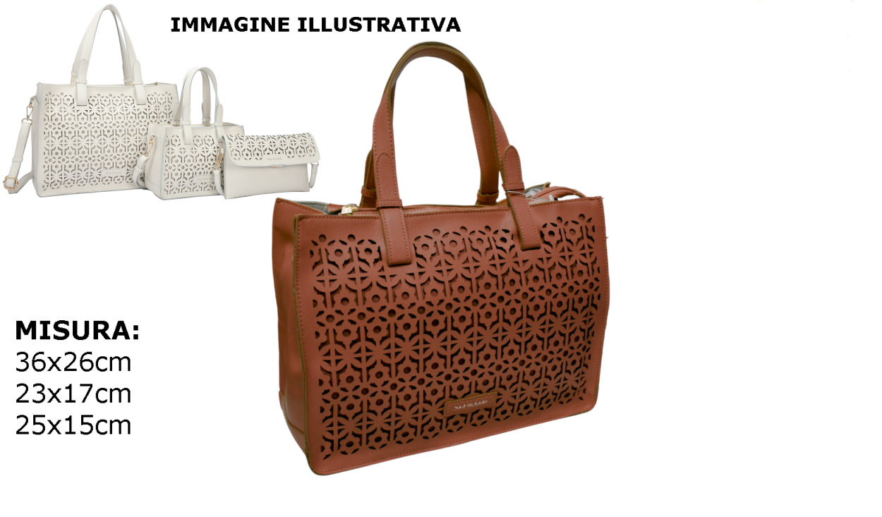 62004/SETTR4 CU L SHOPPING, M BAULETTO, S TRACOLLINA CUOIO 41233