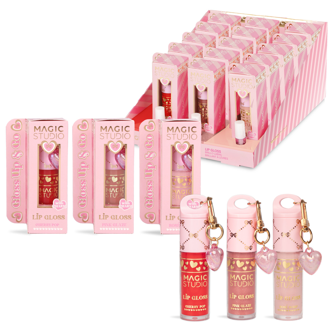 MAGIC STUDIO LIP GLOSS + CHARM 90471 52555