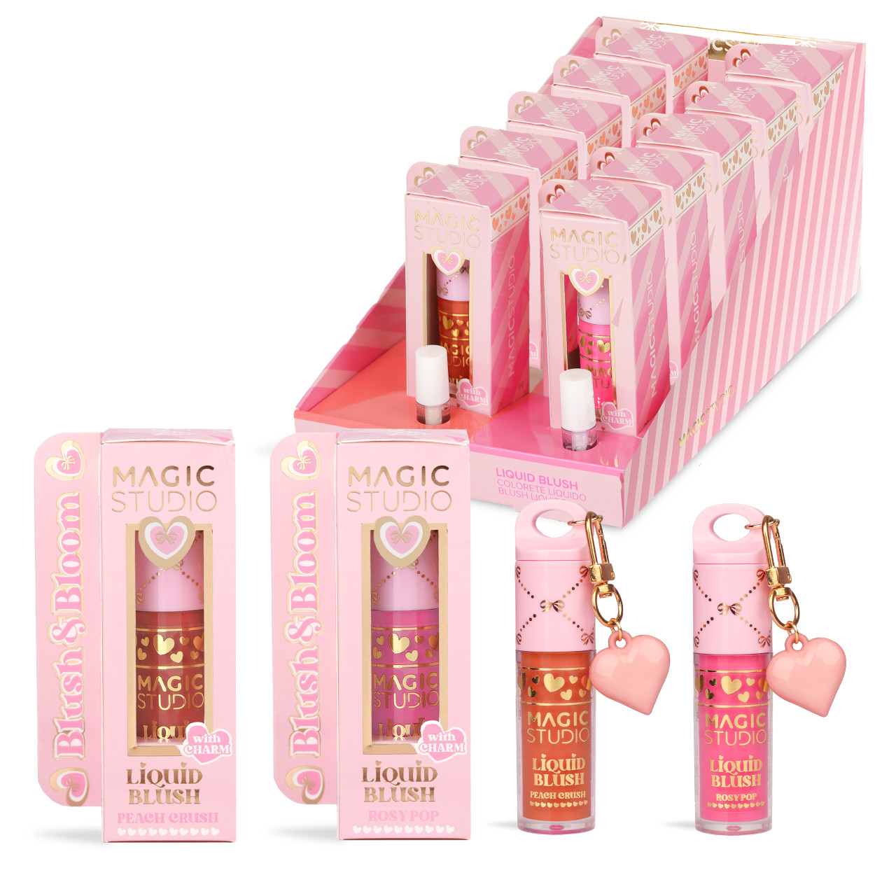 MAGIC STUDIO BLUSH LIQUIDO + CHARM 90468 52555